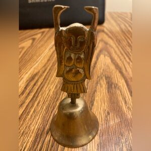 Vintage Brass Bell with Unique Design